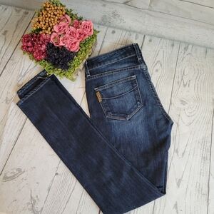 Paige Skyline Womens Midrise Straight Leg Jeans Sz 27